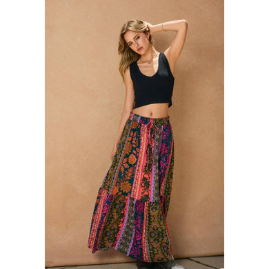 Boho Bloom Maxi Skirt