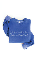 GOD IS WITHIN HER Graphic Sweatshirt: DARK H. SAGE / S