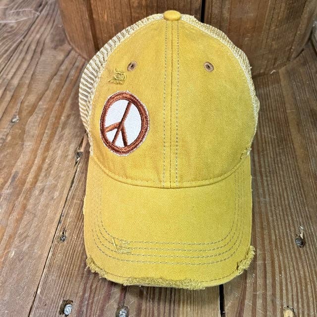 Peace Sign Hat: Ginger