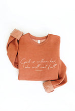 GOD IS WITHIN HER Graphic Sweatshirt: DARK H. SAGE / S