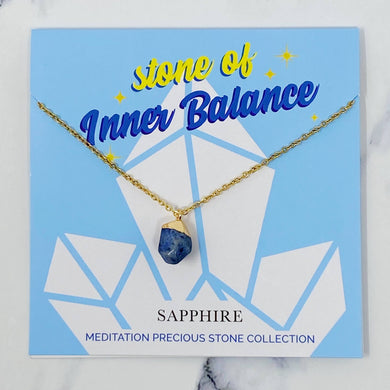 Sapphire Meditation Semi-Precious