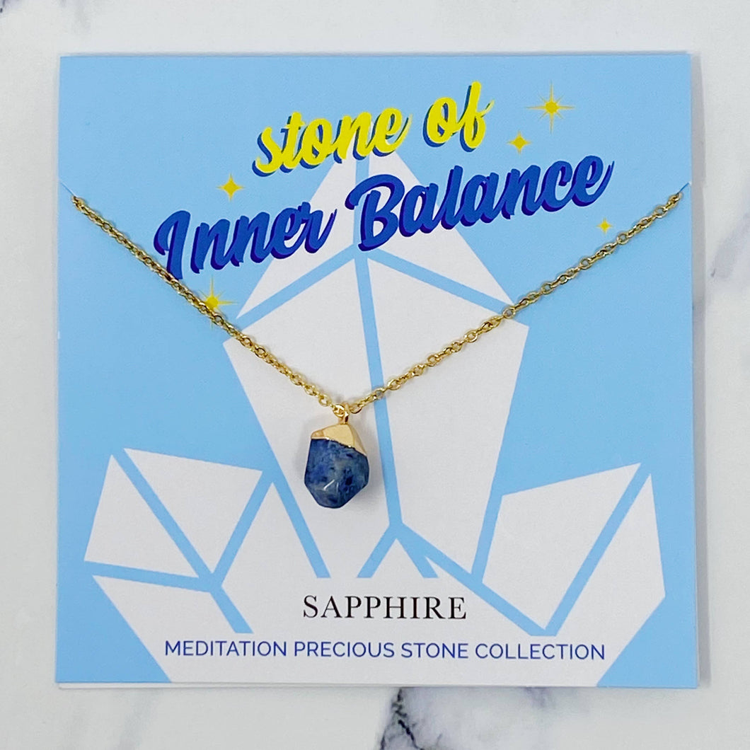 Sapphire Meditation Semi-Precious