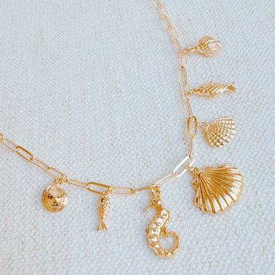 Sea Side Multi Charm Necklace