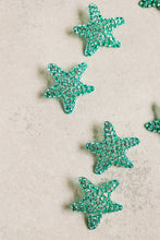 Green Starfish Earrings