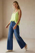 Classic V-neck Tank Top With Strap Accent - SS: Papyrus / 3s-2m-1l