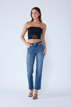 OPEN PACK High Rise Classic Straight Jeans WEP3581 : DARK / US 11