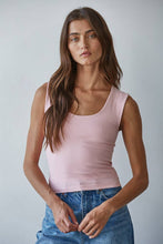 S1187N | Double Layered Seamless Top: Prussian Blue / ML