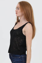 XHR10-SLD SLUBBY KNIT TANK TOP: NATURAL / M