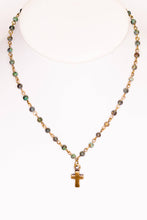 Phoebe Necklace in African Turquoise
