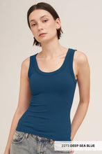 NS8216 - Reversible Ribbed Tank Top: 2249 Forest Night