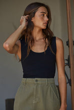 S1187N | Double Layered Seamless Top: Prussian Blue / ML