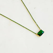 Precious Pendant Tennis Necklace: Soft Pink