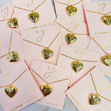 Nostalgic Heart Initial Open Locket Necklace: K