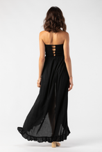 Flynn Maxi Dress: Black / One Size