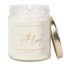 With Love 9 oz Soy Candle