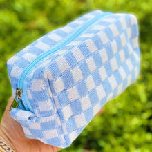 Check Yourself Cosmetic Bag: Red White