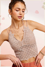 Nude Crochet Lace Bralette Top