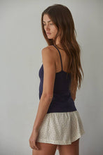 Black Knit V-Neck Cami Top