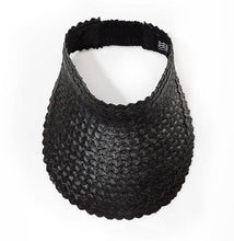 Playa Straw Visor: Blk/Nat