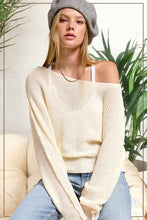 JDS3608-Boat Neck Off Shoulder Dolman Sleeve Sweater Fall: Cinnamon / M
