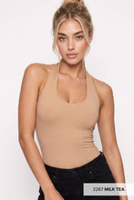 NS8392 - Clean Line Halter Top: 2269 Earth Olive