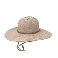 Francine Polyester Sun Hat: Black