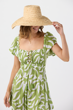 Happiness Mini Dress Abstract Geo Green One Size