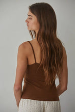 Black Knit V-Neck Cami Top