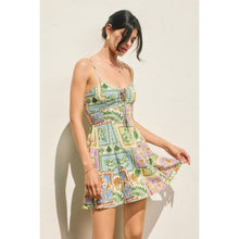 Offshore Cutout Detail Mini Dress: TROPICAL SEASHELL / S-M-L(2-2-2)