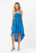 Bellini Midi Dress: Batik Salt Pacific / One Size