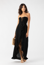 Flynn Maxi Dress: Black / One Size