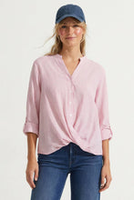 Poppy Red Button Up Shirt
