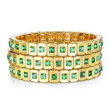 Sparkle Tile Bracelet-Green