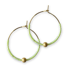 Sprinkles Hoop Earrings Mocha