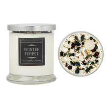 Christmas and Holiday Candles, Soy Candle, Crystal Candles: Cinnamon Vanilla / 12oz Glass Jar