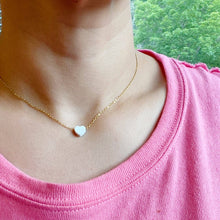 So Very Loved Heart Necklace: Pink