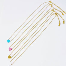 So Very Loved Heart Necklace: Pink