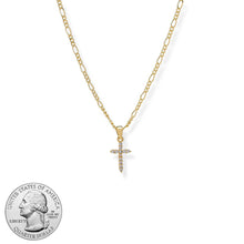 BELIEVE MINI CROSS NECKLACE