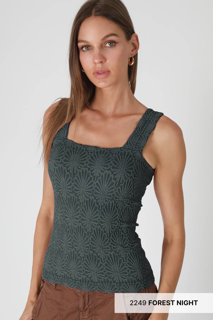 Forest Night Textured Square Top