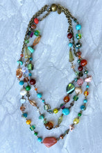 Willow Necklace-Turquoise/Caramel
