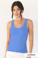 NS8216 - Reversible Ribbed Tank Top: 2249 Forest Night