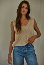 Sand V-Neck Vest