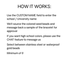 Gameday FSU Bracelet Stainless Steel / Regular