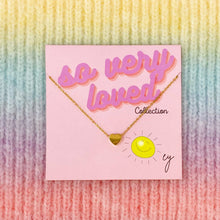 So Very Loved Heart Necklace: Pink