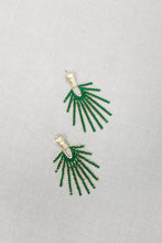Olive Sunburst  Earrings