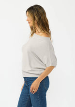 One-Shoulder Sweater Top: NATURAL / L