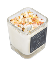 Good Vibes Only Candle - Herb, Flower, & Crystal Candles: 7.75oz Glass Jar