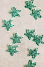Green Starfish Earrings