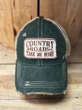 Country Roads-distressed Trucker Hat
