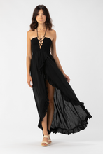 Flynn Maxi Dress: Black / One Size